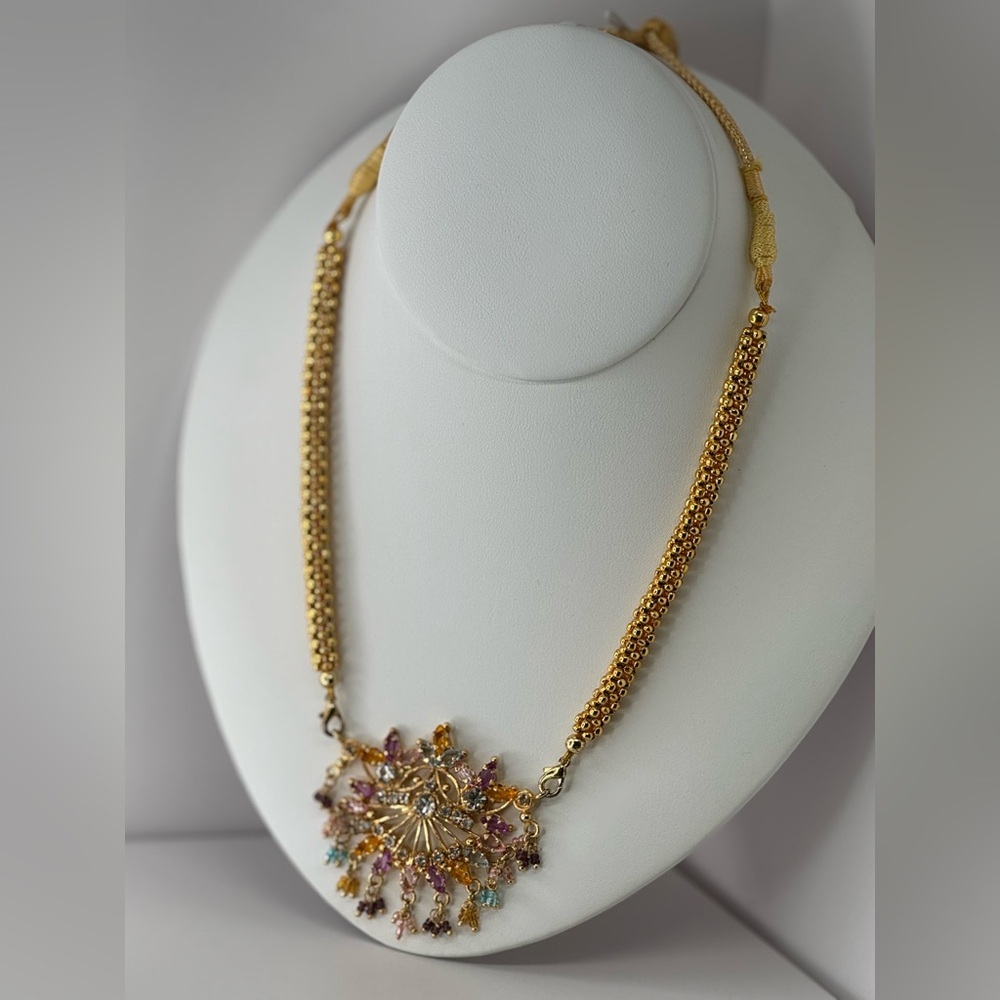 Multicolor statement Pendant Necklace